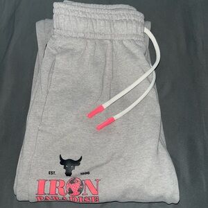 Sweatpants, brand- under armor, size- s women, color grey